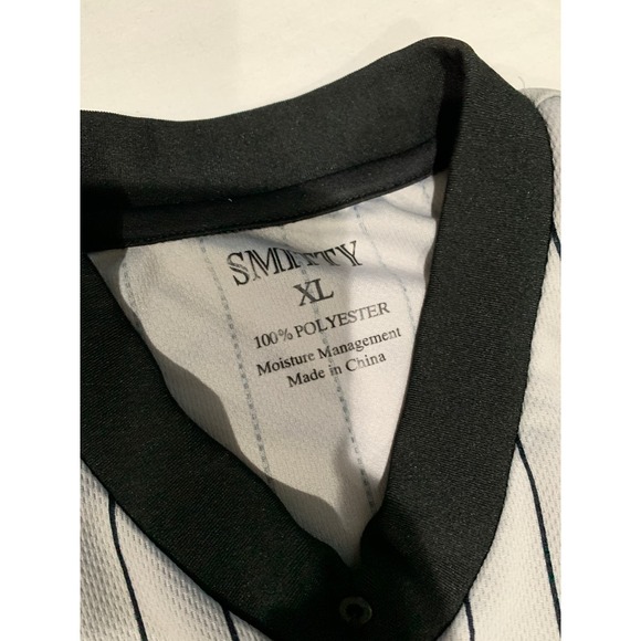 Smitty Basketball Officials Grey Elite V-Neck Pinstripes with Side Panel Size XL - Picture 6 of 6